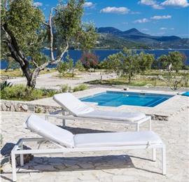 Luxury 5 Bedroom Beachfront Villa near Dubrovnik, Sleeps 11-12